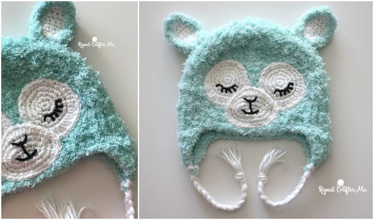 Llama Hat Free Crochet Pattern