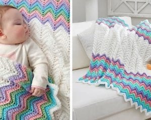 Rickrack Rainbow Free Crochet Pattern