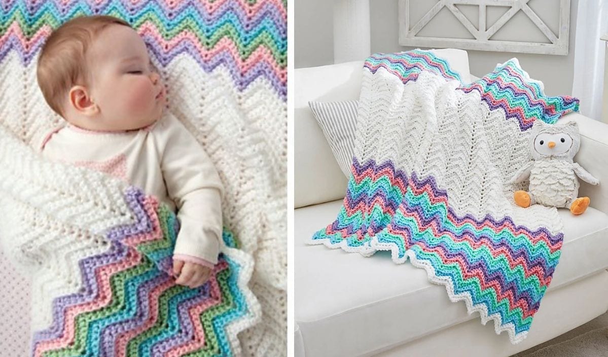 Rickrack Rainbow Free Crochet Pattern