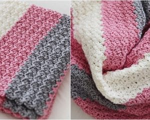 Simple Sweet Baby Blanket Free Crochet Pattern