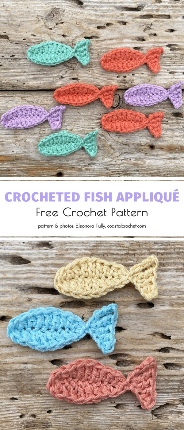 Crochet Fish Appliqué