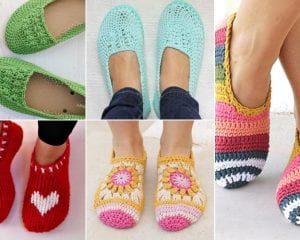 Lovely Crochet Slippers