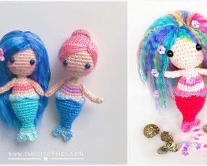 Coral the Baby Mermaid Free Crochet Pattern