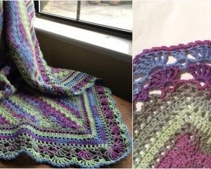Corner to Corner Edge Free Crochet Pattern