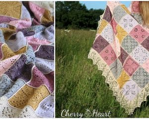 Nature's Walk Blanket Free Crochet Pattern