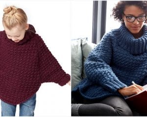 Curvy Cowl Pullover Free Crochet Pattern