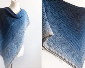 Midnight Shawl Free Crochet Patterns
