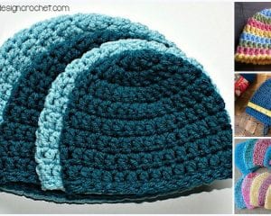 Perfect Double Beanie Free Crochet Pattern