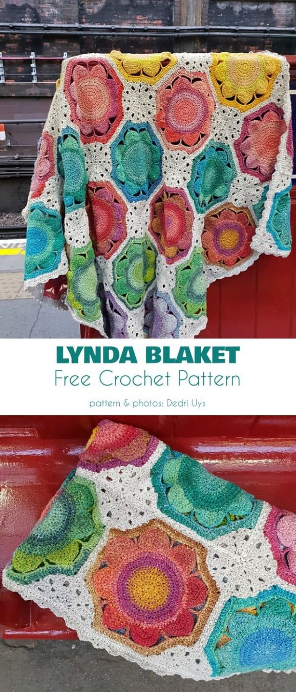 Lynda Vintage Blanket Free Crochet Pattern
