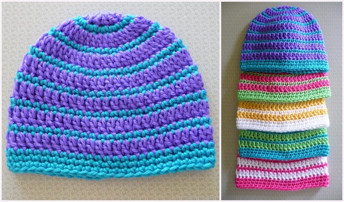 Better Late Than Never Beanie Free Crochet Pattern