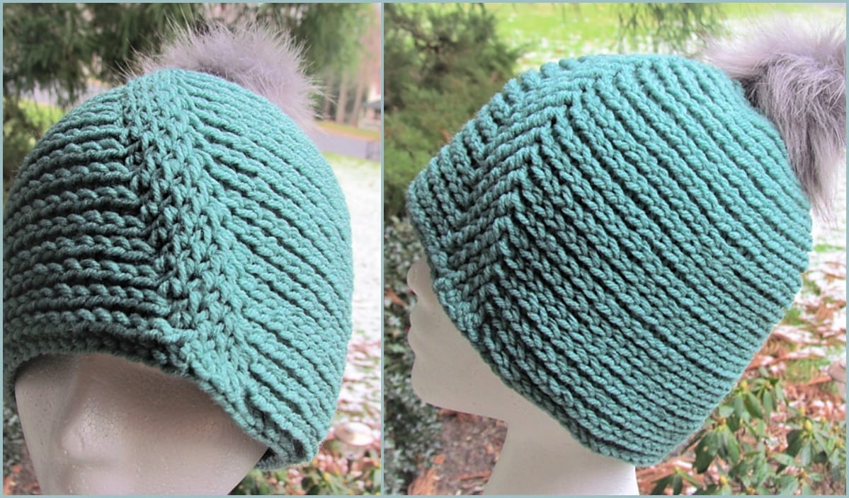 Slant Beanie Free Crochet Tutorial