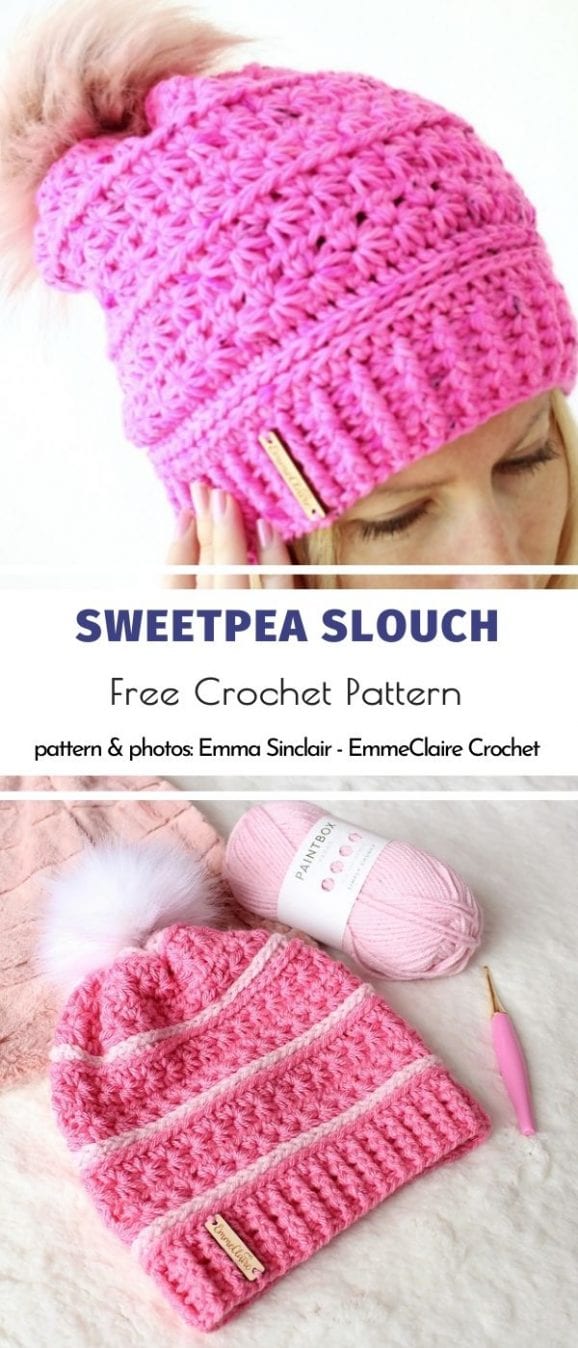Sweetpea Slouch Free Crochet Pattern