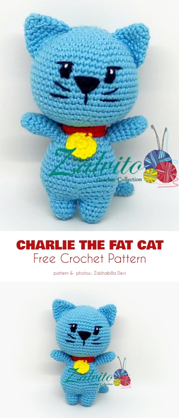 Charlie The Fat Cat Free Crochet Pattern