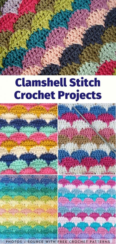 Clamshell Stitch Crochet Projects - Your Crochet