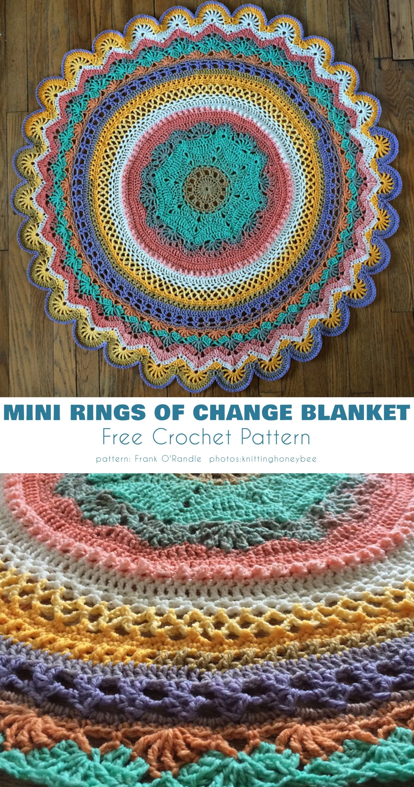 Mini Rings of Change Crochet Blanket