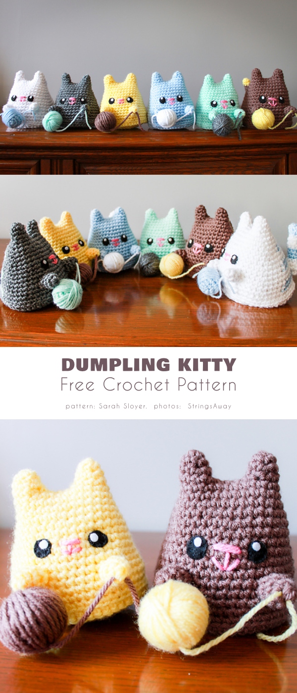 dumpling kitty free crochet pattern