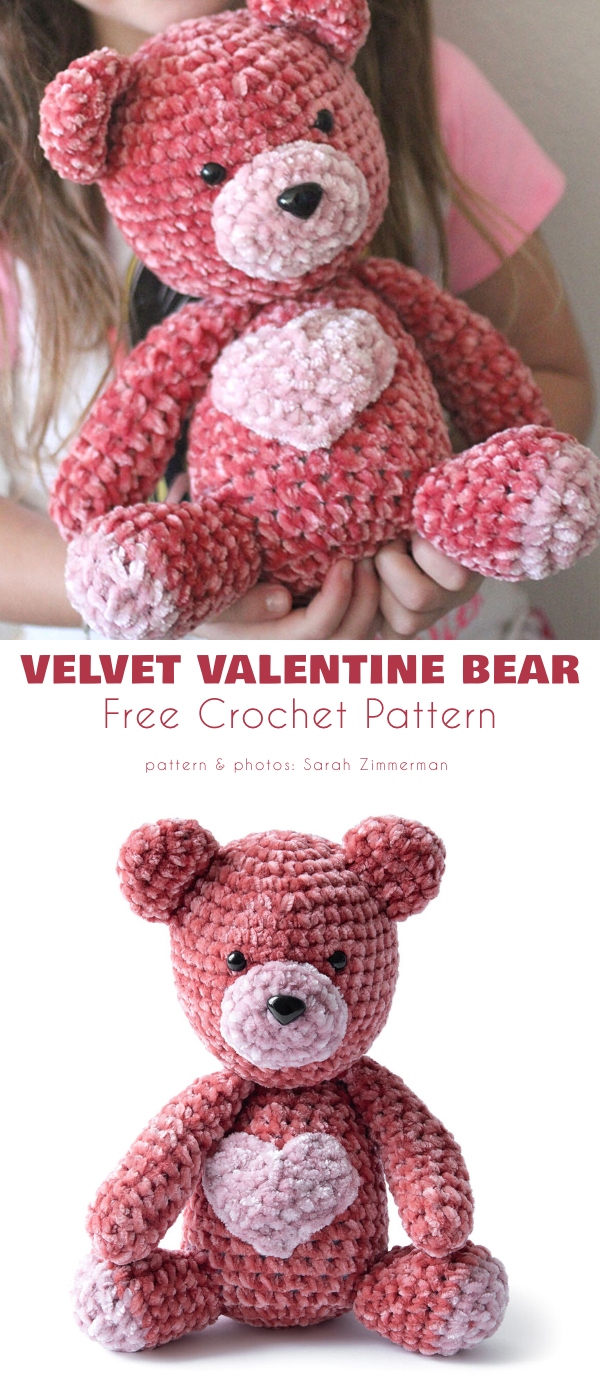 Velvet Valentine Bear
