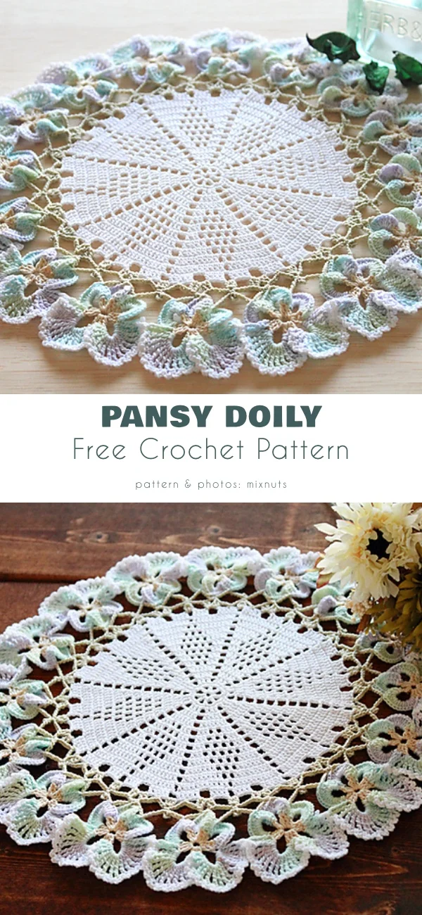 Pansy Doily