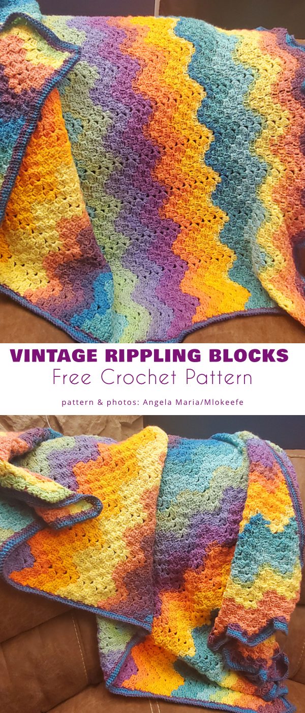 vintage rippling blocks
