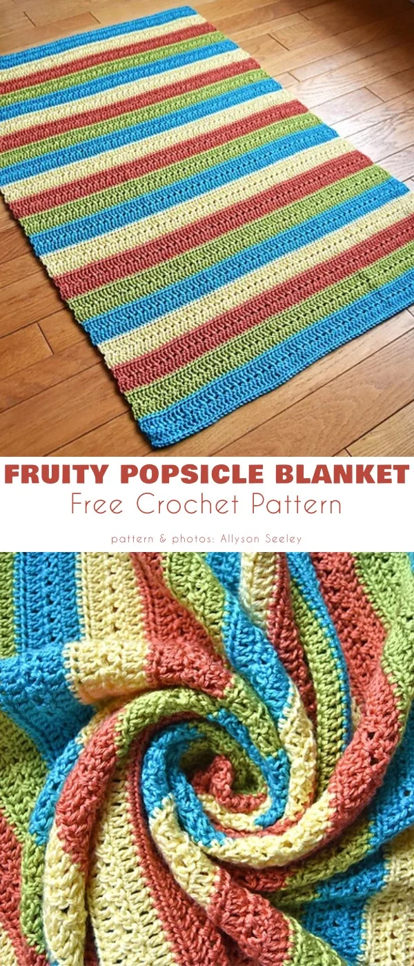 Fruity Popsicle Blanket