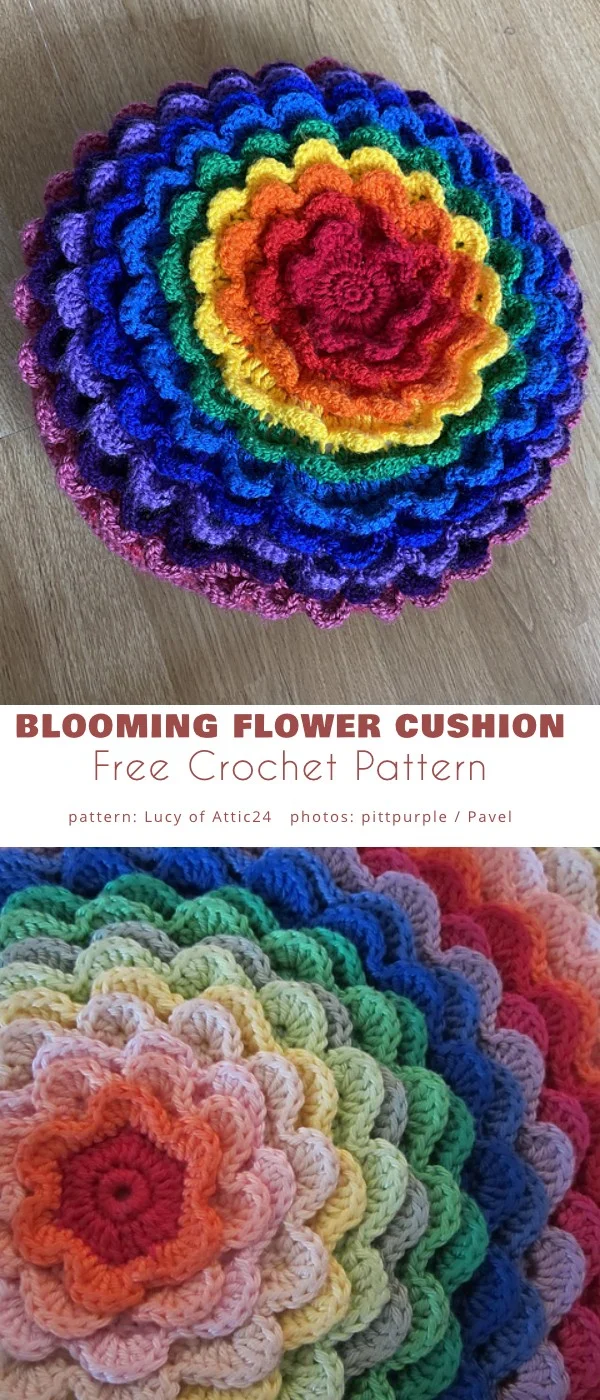 Blooming Flower Cushion