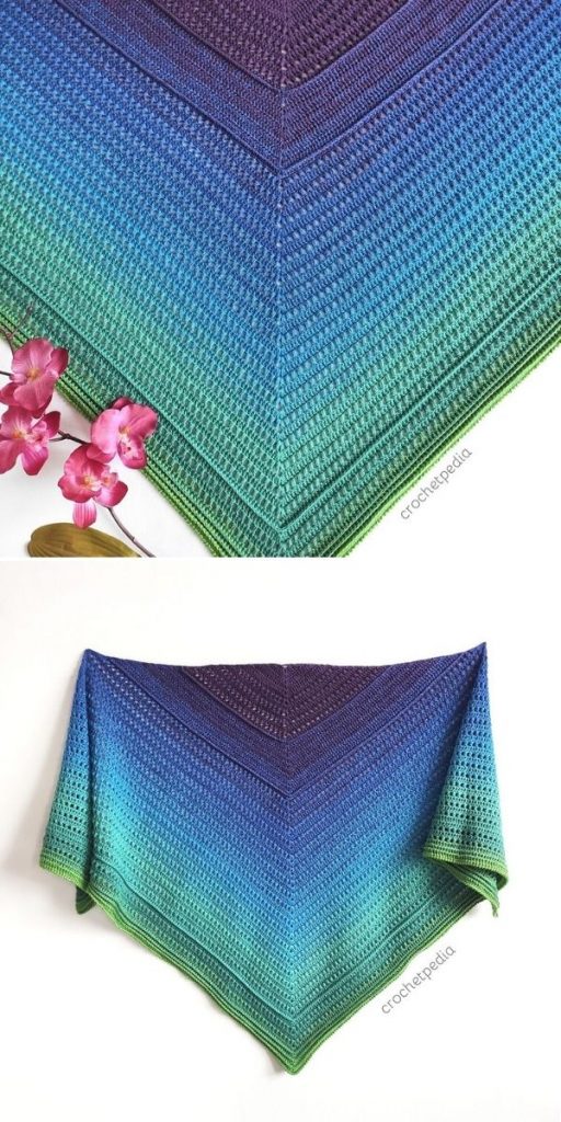 Beautiful Free Crochet Triangle Shawl Patterns - Your Crochet