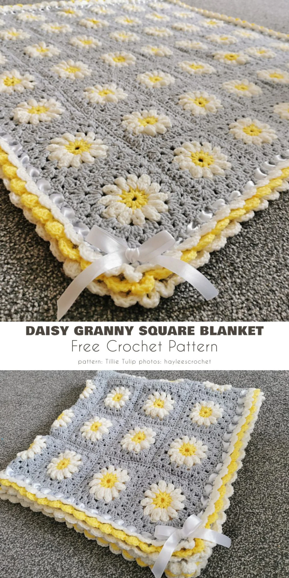 Daisy Granny Square Blanket