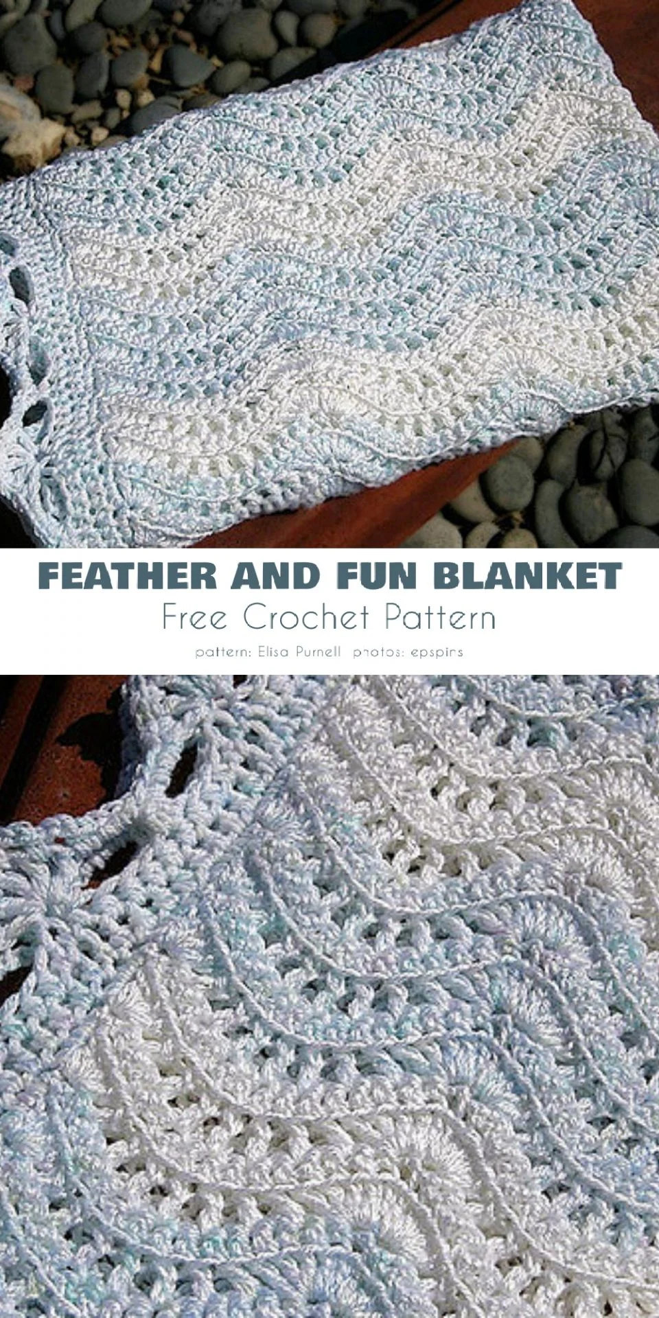 Feather and Fun Stitch Blanket