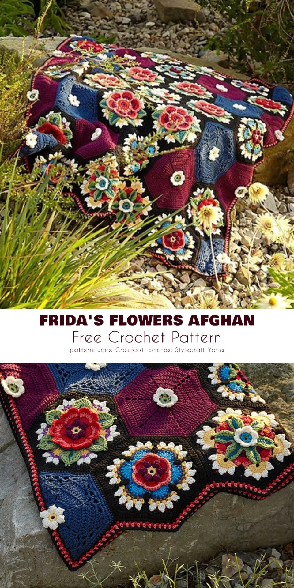 Frida's Flower Afghan