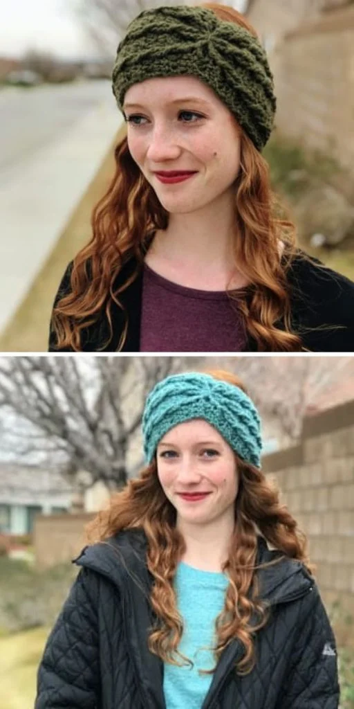 Easy Cable Crochet Ear Warmer