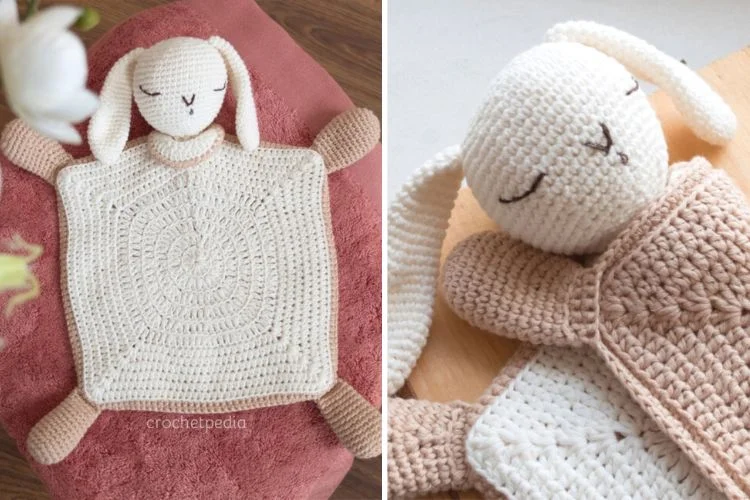 sleepy bunny lovey by crochetpedia yc ft