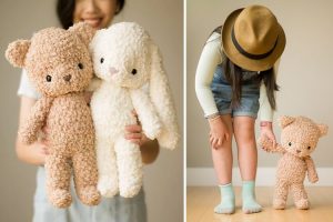 Fleece Teddy & Bunny