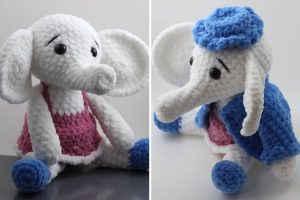 Elephant Girl in Outfit