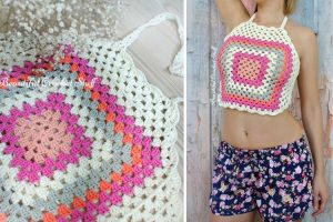 Granny Square Halter Top