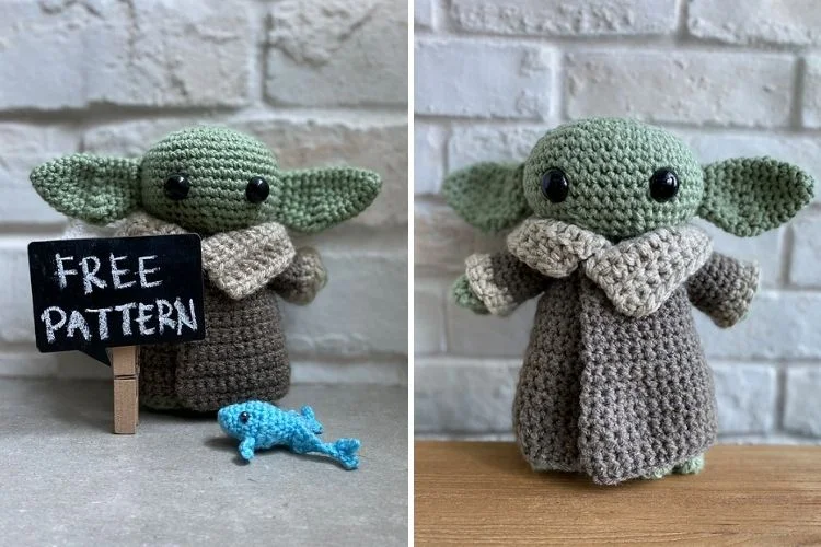 Star wars yoda crochet pattern.