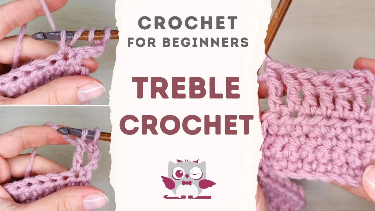 Learn the basics of treble crochet with this beginner-friendly tutorial.