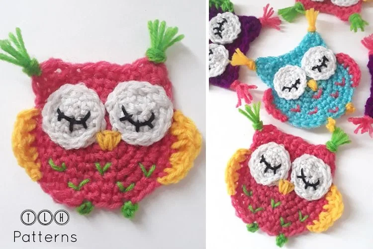 Crochet owl crochet pattern.