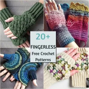20+ fingerless free crochet patterns tops free patterns