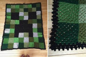 Minecraft Creeper Blanket
