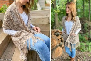 Pine Gap Pocket Shawl