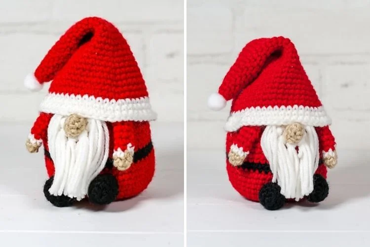 Santa gnome crochet pattern.