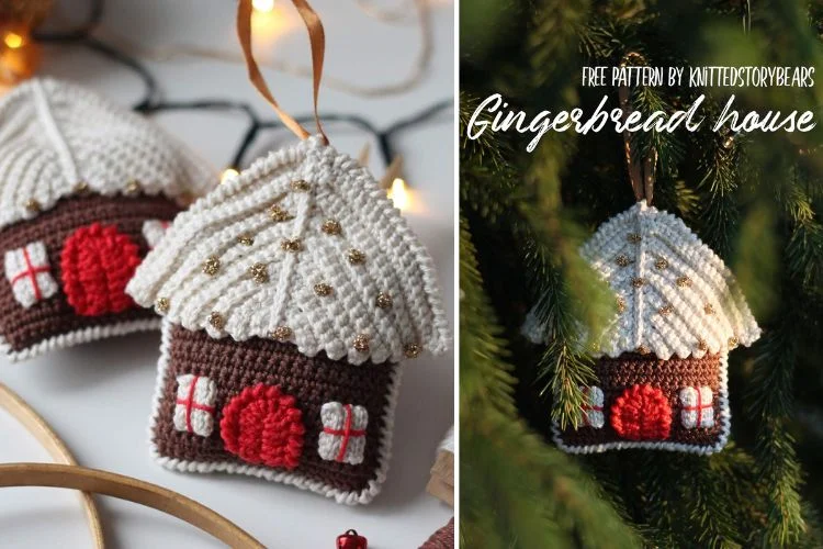 The gingerbread house crochet pattern.