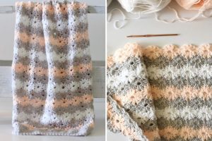 Petal Stitch Baby Blanket