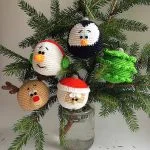 Christmas Ornament Set Free Crochet Pattern
