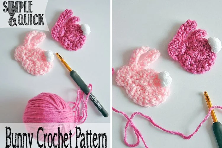 Simple and quick bunny crochet pattern.