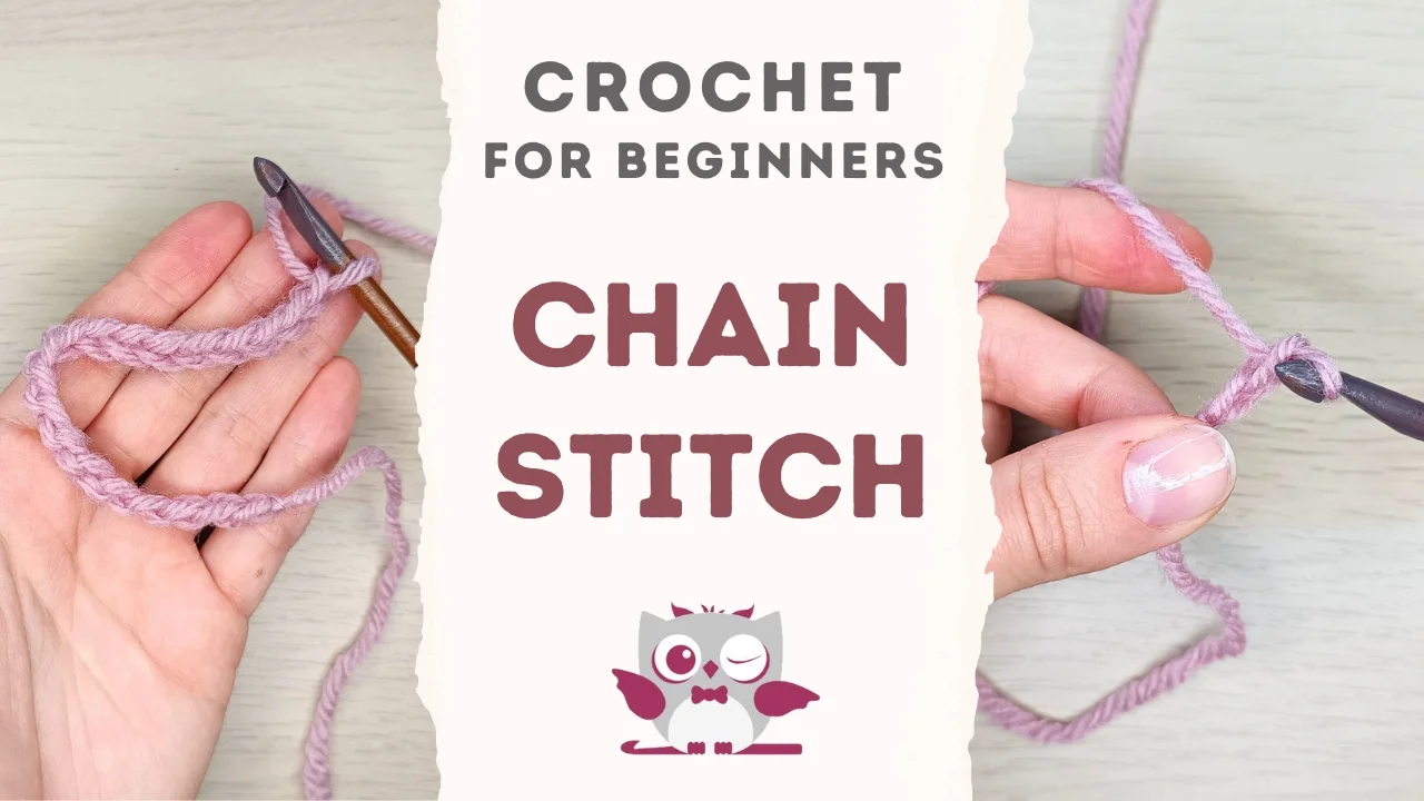 Crochet for beginners chain stitch.