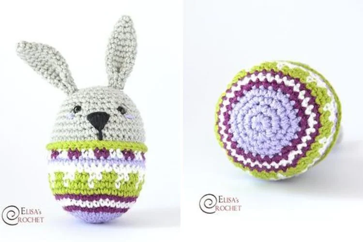 Easter bunny amigurumi pattern.