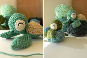 Steve (Zissou) Turtle Amigurumi