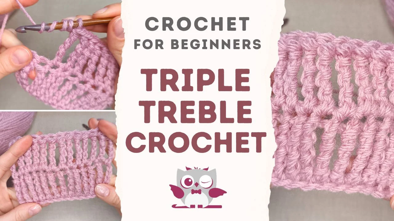 Triple treble crochet for beginners.