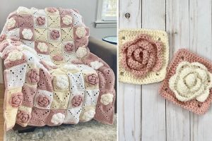 Rose Granny Square